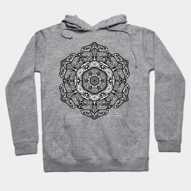 Elegant Mandala Hoodie by ElviraDraat